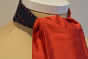 Ruby Red Reversible Ascot